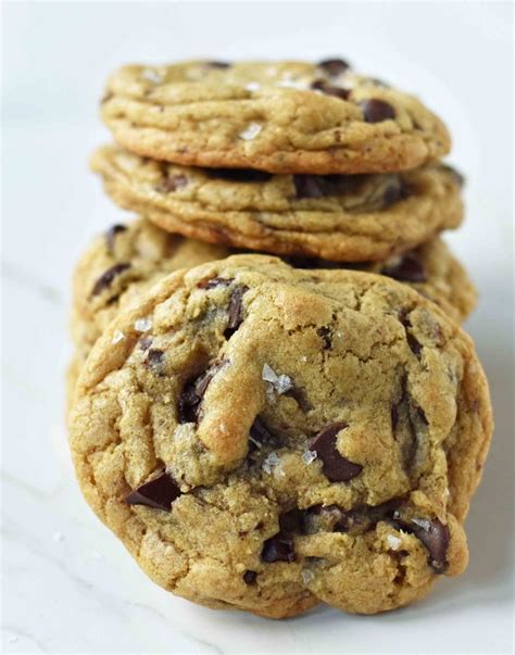 Dark Chocolate Chunk Olive Oil Cookies Chewy And Crispy Chocolate Chip