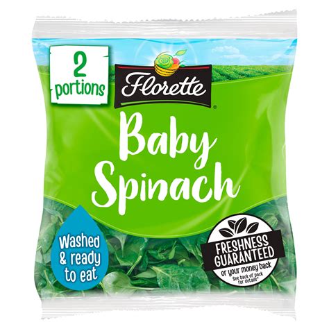 Florette Baby Spinach 100g Salads Iceland Foods