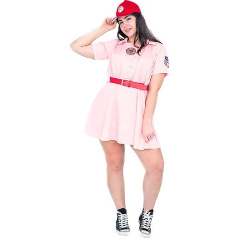 Womens Aagpbl Rockford Peaches Costume Plus Size A League Of Their