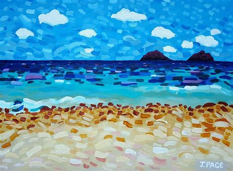 Tropical Seascape Painting By Jason Page Fine Art America