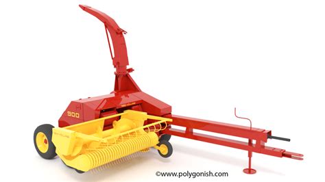 3d Model New Holland 900 Pull Type Forage Harvester