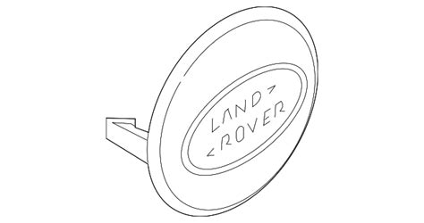 Lr094547 Wheel Center Caps Black Finish 20 Wheels 2012 2023 Land