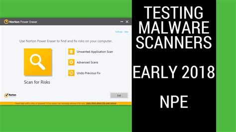 Norton Power Eraser Vs Folder Of Trojans And Ransomware Early 2018