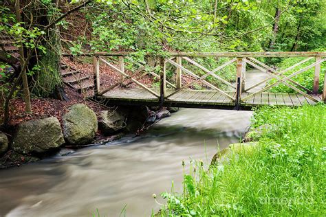 Foot Bridge Over Creek Photograph By Sophie Mcaulay Fine Art America