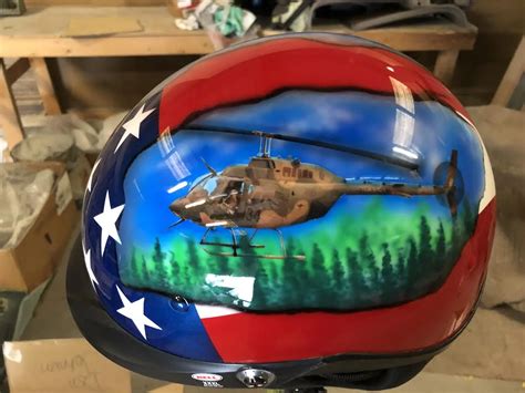 Motorcycle Helmet Custom Painted Airbrush Artistairbrush Gallery