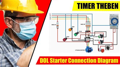 Dol Starter With Timer Diagram Timer Theben Sul H Youtube