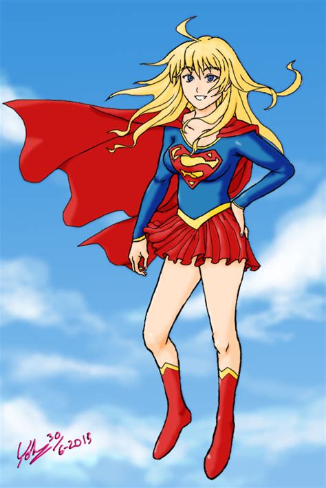 Supergirl In Animemanga Version By Artknight75 On Deviantart