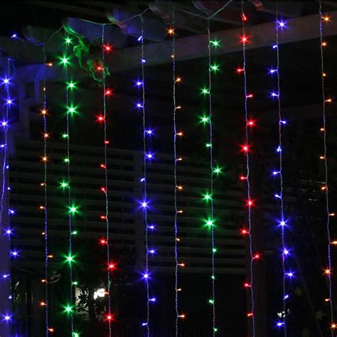 220v110v 6m Width X 3m Height 600 Led String Lights Curtain Lights For