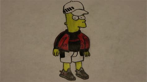Hypebeast Bart Simpson Drawing Timelapse Youtube