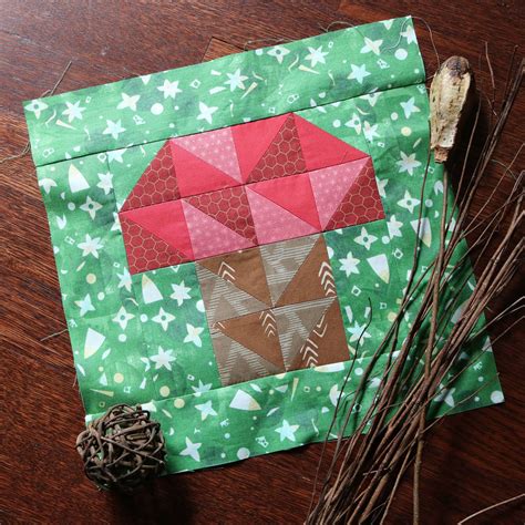 Woodland Mushroom Quilt Block Pattern ~ Diy Tutorial Ideas