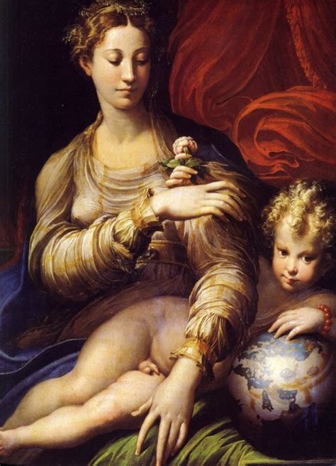 Madonna With A Rose Cm By Francesco Parmigianino History Analysis Facts Arthive