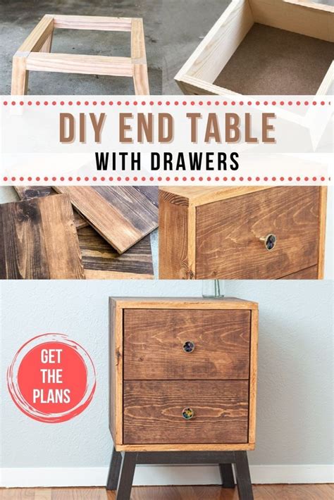 How To Make An Easy Diy Nightstand With Drawers Plans And Video Diy