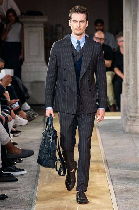 Giorgio Armani Menswear Spring Summer 2020 Armani Suits Men Fashion