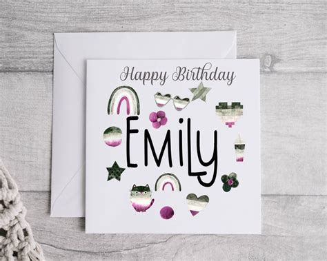 Personalised A Sexual Birthday Greetings Card Editable Etsy