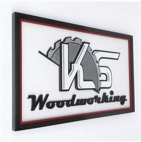 3d Custom Woodworking Logo Woodworking Logo Custom Woodworking
