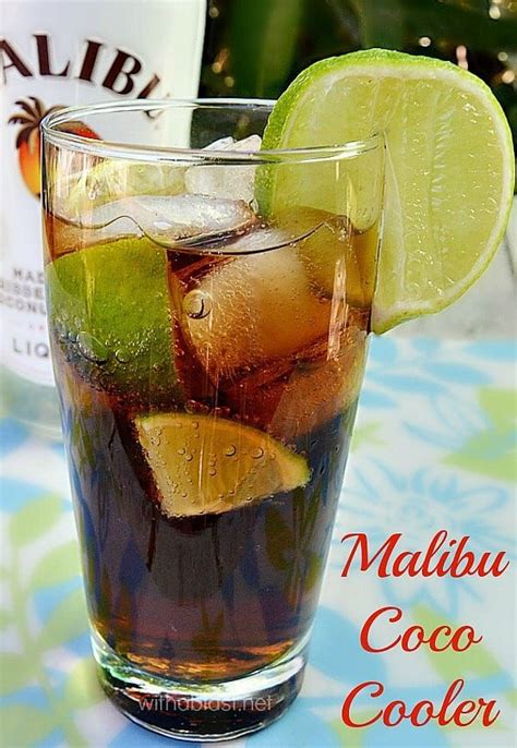 Gin and tonic recipe | tanqueray gin mix. Malibu Coco-Cooler is so refreshing and tropical - Bring ...