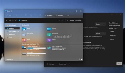Customizing Windows 11 Gui Mica For Everyone 105 Provides More