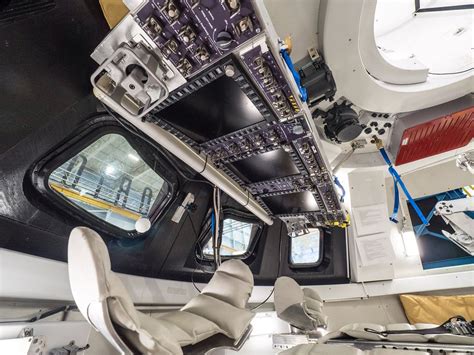 Interior Of The Orion Medium Fidelity Mockup At The Johnson Space