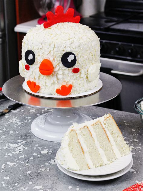 Chicken Birthday Cake Easy From Scratch Recipe And Video Tutorial