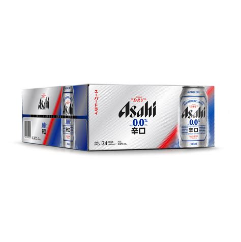 Asahi Super Dry 00 Alcohol Free 24x330ml Cans