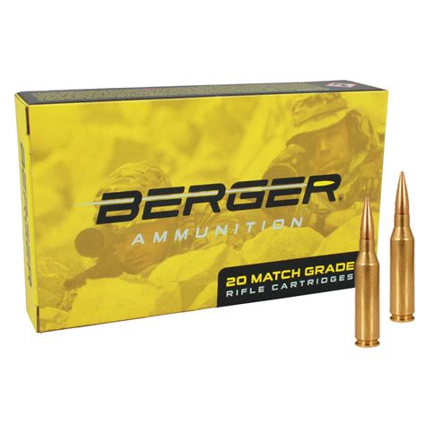 Berger 260 Remington 130gr Hybrid Otm Tactical Ammo Qty 20