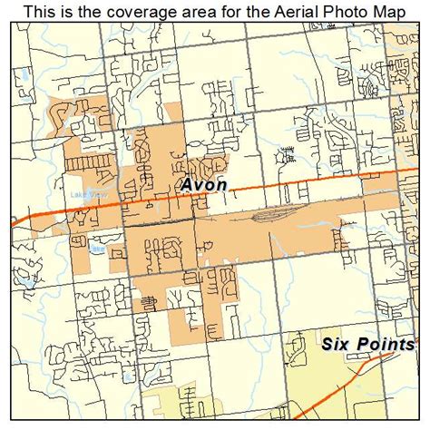Aerial Photography Map Of Avon In Indiana
