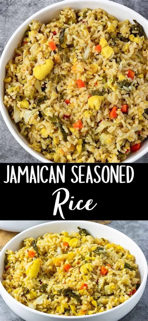 Jamaican Seasoned Rice In 2021 Seasoned Rice Jamaican Recipes