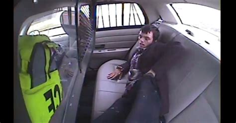 Watch Police Car Flips Over With Prisoner Inside