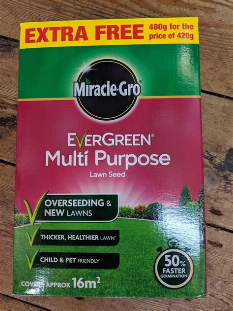 Miracle Gro Evergreen Multi Purpose Grass Lawn Seed — Chapmans The