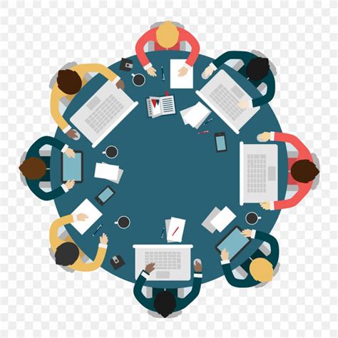 Round Table Meeting Business Png 1000x1000px Table Brainstorming