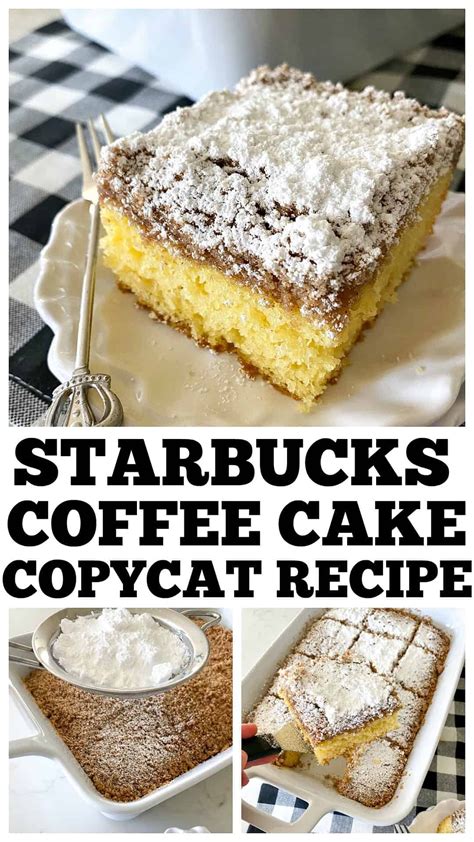 Add in the melted vegan butter, applesauce, dairy free milk mixture, and vanilla. Starbucks Coffee Cake Recipe - Idalias Salon