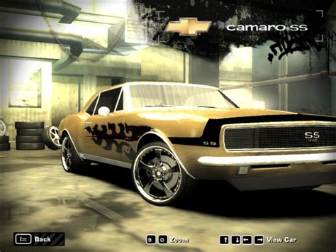 Chevrolet Camaro Ss By Jacks1877 Need For Speed Most Wanted Nfscars