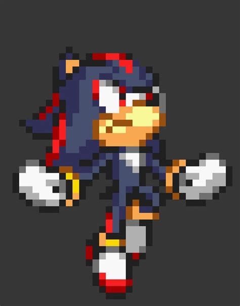 Pin By Matt On Sonic Shadow The Hedgehog Pixel Art Sonic Art