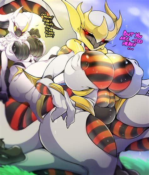 Rule 34 2020 Absurd Res Anthro Anthrofied Arceus Ashraely Ass Big Breasts Blush Bodily Fluids