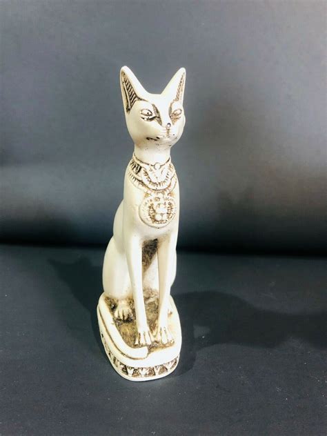 5 Egyptian Bastet Cat Statue Ancient Egypt Goddess Bast Collectible