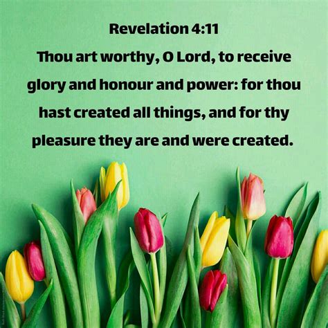 Revelation 411 Kjv Bible Inspiration Scripture Verses God Loves Me