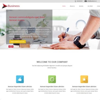 You can customize the website templates any way you like, all these free website templates have been coded in css. Business website template Free website templates in css ...