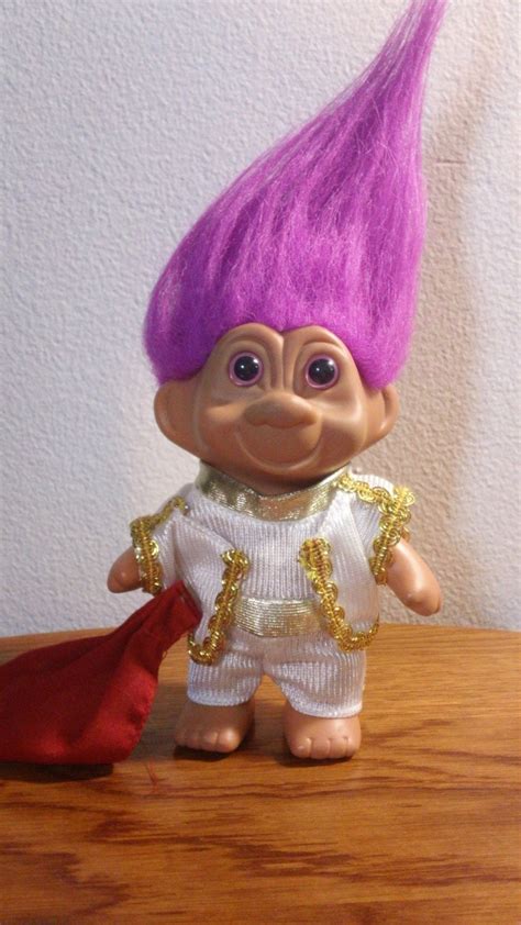 Matador Troll Vintage Early 90s Purple Hair Troll Doll