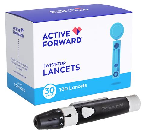 Microlet Lancing Device 100 Active Forward 30g Lancets