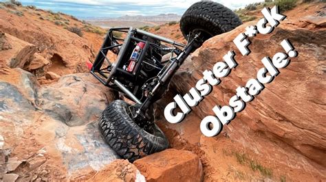 One Tough Obstacle Sand Hollow Rock Crawling Youtube