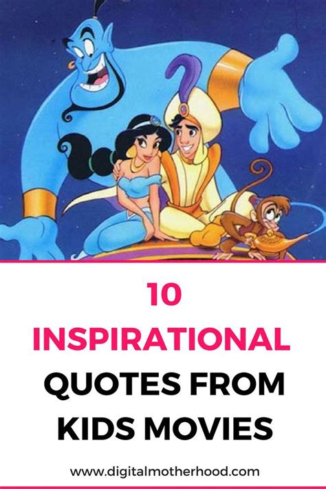 To everyone battling a difficulty or under attack right now, smile, keep your head up, keep moving and stay positive, you'll get through it. 10 Inspirational Quotes From Kids' Movies | Motivational ...