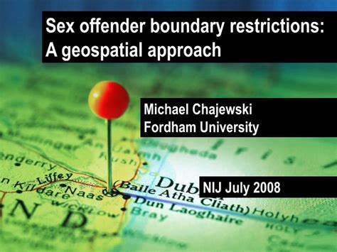 Ppt Sex Offender Boundary Restrictions A Geospatial Approach