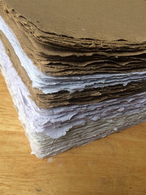 10 Sheets 5x7 Inch Handmade Paper Recycled Paper Eco Friendly Paper