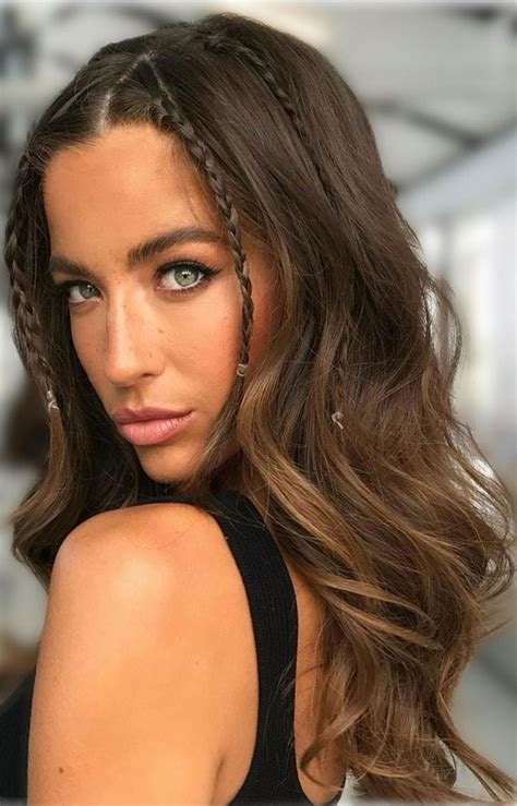 Trendy Brown Hair Colour Ideas for 2021 : Brown hair with subtle highlights