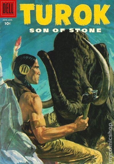 Turok Son Of Stone 1956 Dellgold Key 4 Comic Book Genres Comic Book