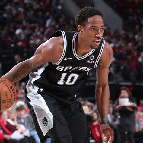 Latest on san antonio spurs shooting guard demar derozan including news, stats, videos, highlights and more on espn. DeMar DeRozan, Spurs Embracing New Normals No One Ever Saw Coming | Bleacher Report | Latest ...
