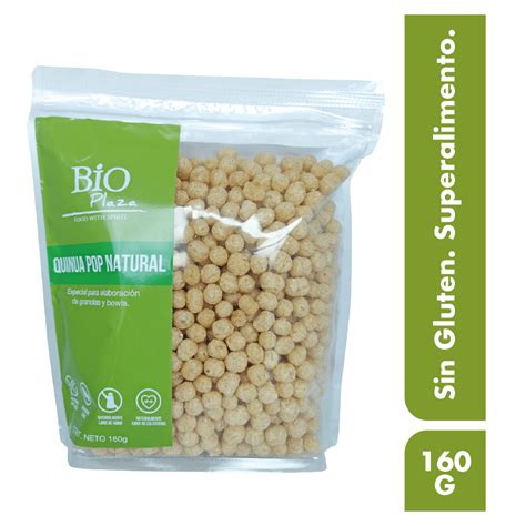 Quinua Pop Natural G Bioplaza Productos Saludables