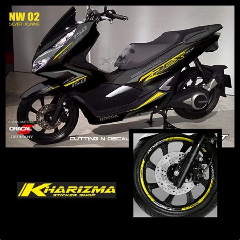 Check spelling or type a new query. Jual Cutting sticker Honda PCX Hitam striping silver ...