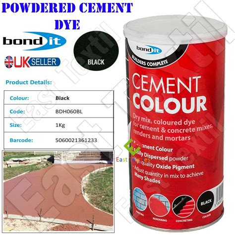 Bond It Powdered Cement Mortar Pointing Concrete Colouring Pigment Dye
