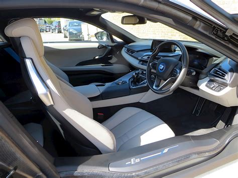 2015 Used BMW i8 | Crystal White BMW I Blue Metallic